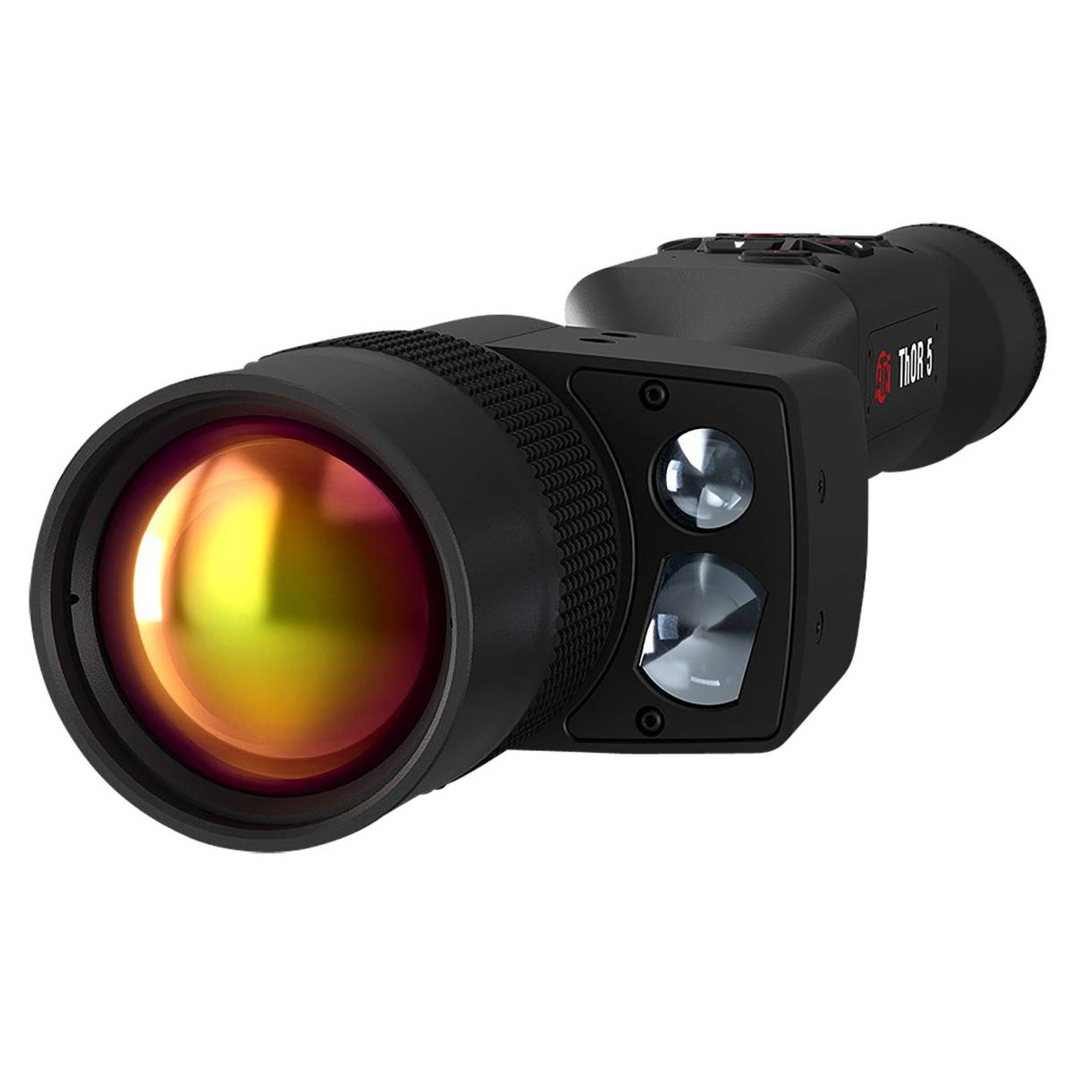 ATN TIWST5650LRF Thor 5 640 LRF Thermal Rifle Scope, Black Anodized...-img-0