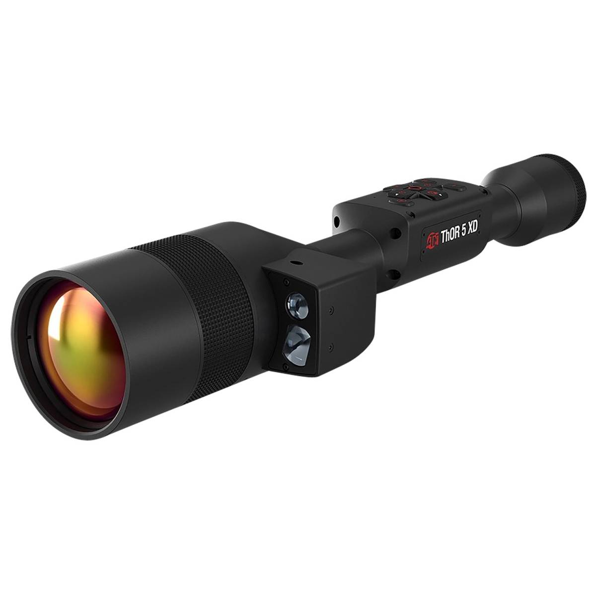 ATN TIWST51275LRF Thor 5 XD LRF Thermal Rifle Scope Black Anodized 3-30x-img-0