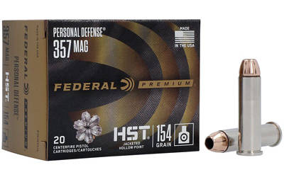 Federal P357HST1S Premium Personal Defense 357Mag 154gr HST Jacketed...-img-0