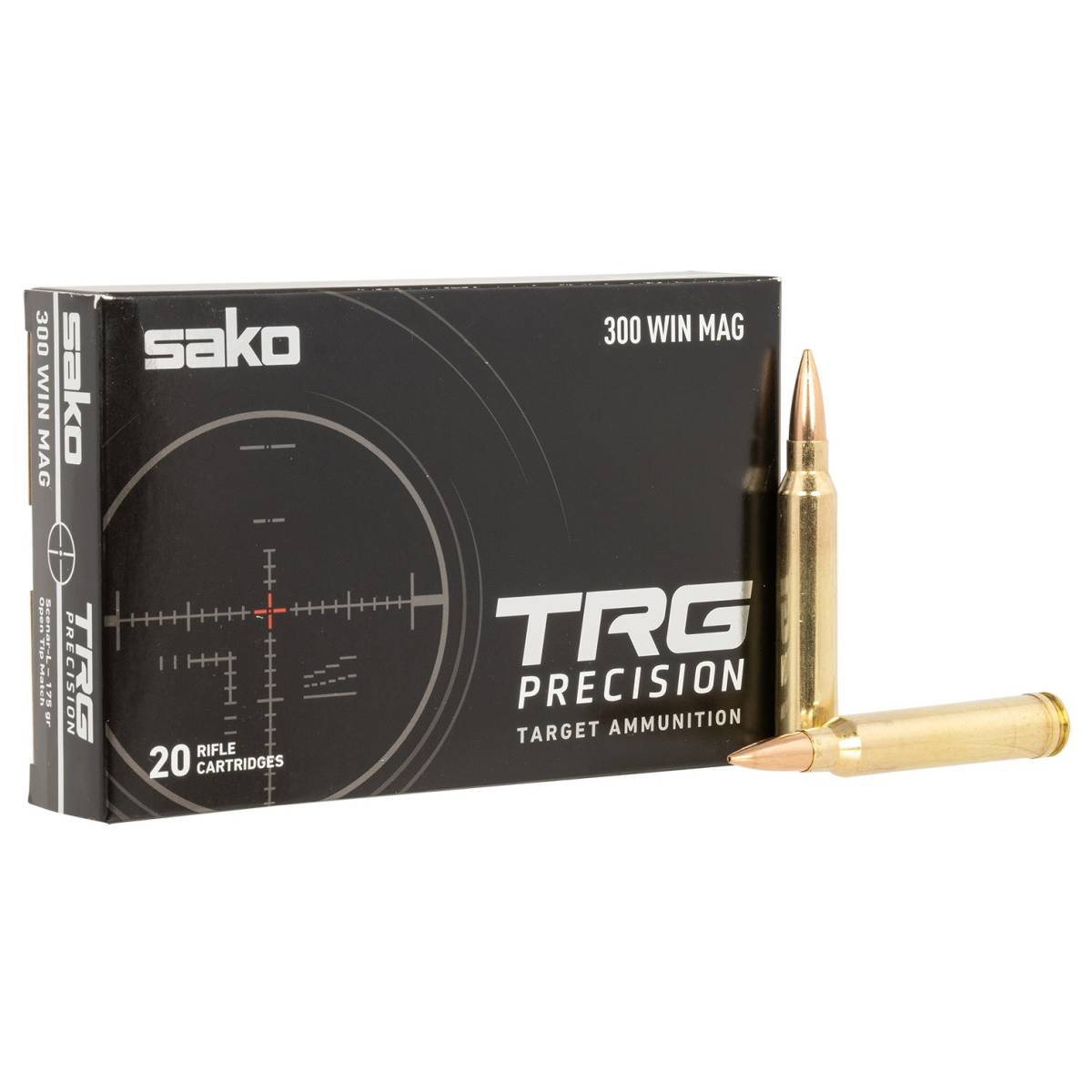 SAKO (TIKKA) 300WinMag 175gr Open Tip Match 20 Per Box/10 Case-img-0