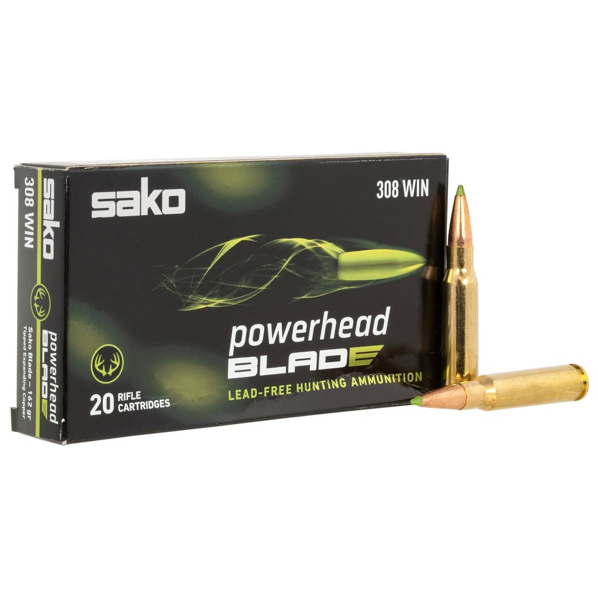 SAKO (TIKKA) PowerHead Blade 308Win 162gr 20 Per Box/10 Case-img-0