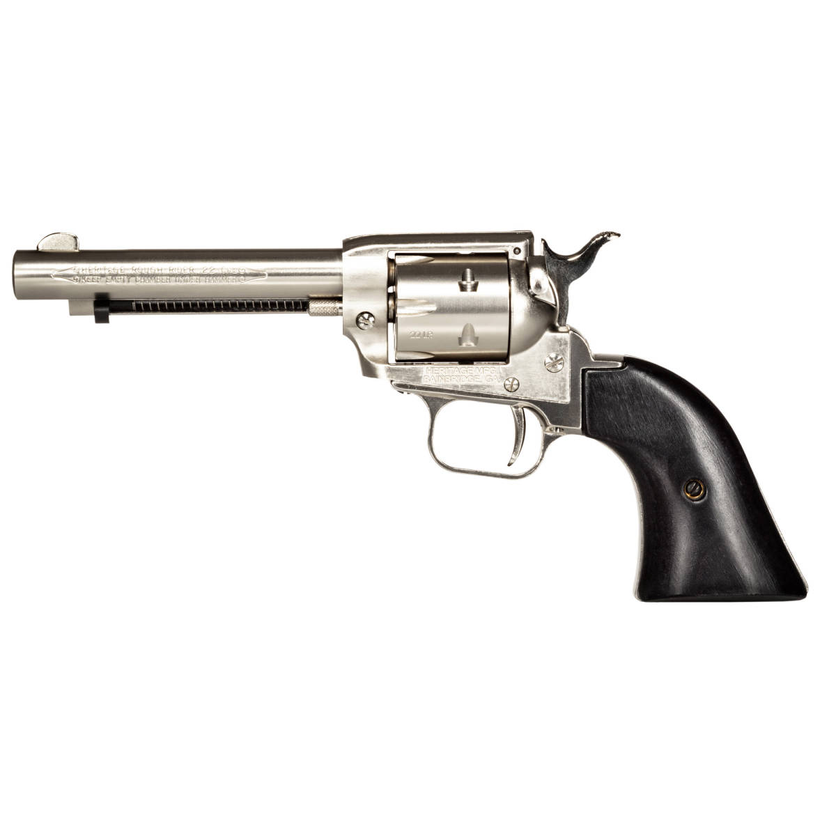 Heritage Mfg RR22NI4BW Rough Rider 22 LR 6 Shot, 4.75” Black Nitride...-img-0