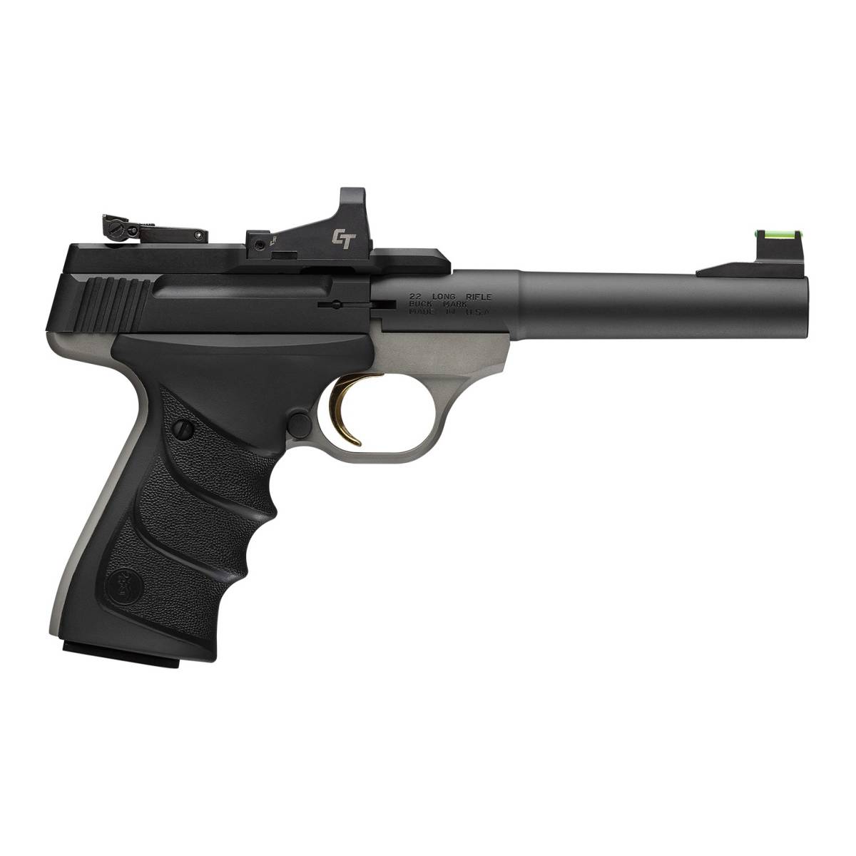 Browning Buck Mark Practical 22 LR 5.50" 10+1 Matte Blued Red Dot...-img-0