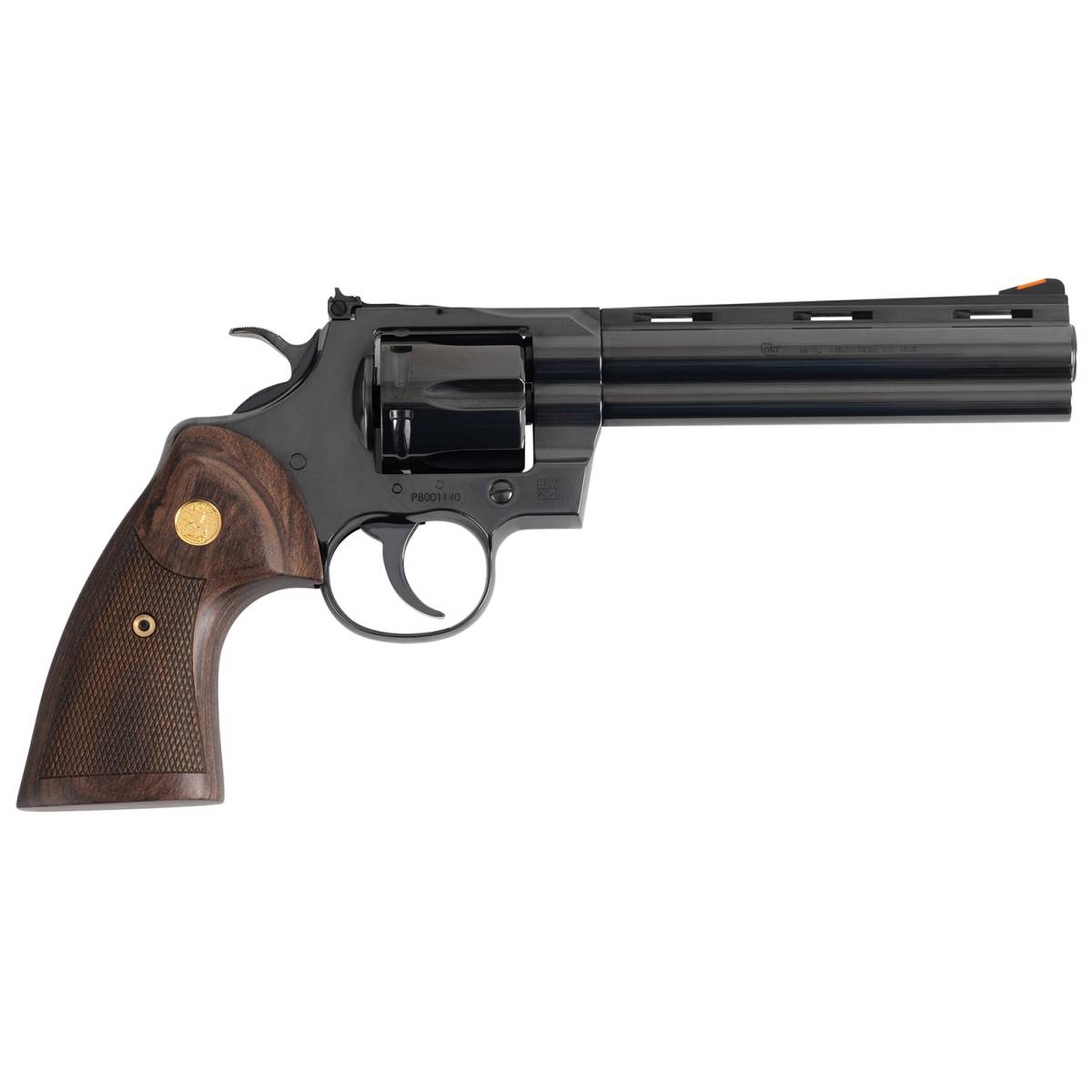 Colt Python Target 357 Mag/38 Spl 6rd Matte Blued Walnut Medallion...-img-0
