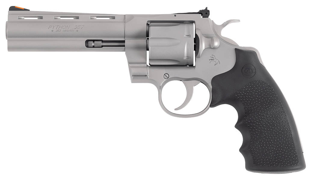 Colt Python Target 357 Mag Matte Stainless Hogue Rubber ZPYTHONSM5RTS...-img-0