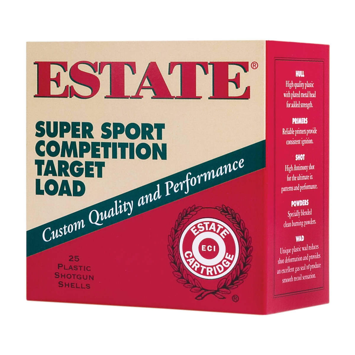 Estate Cartridge SS12H75 Super Sport Competition Target 12Gauge 2.75”...-img-0