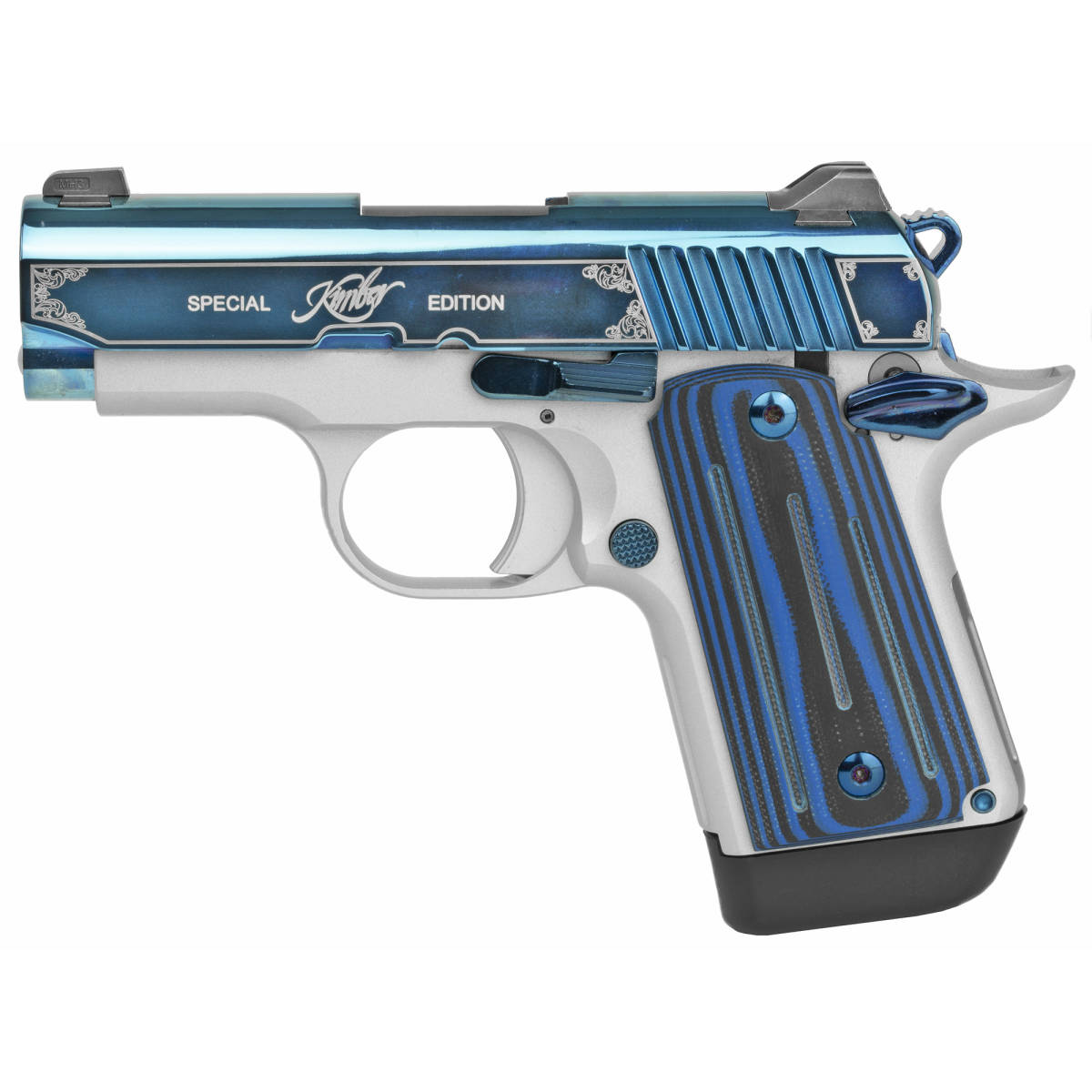 Kimber Mfg.,inc 3300111 Micro 9 Sapphire 9mm 6+1 3.15” Polished Bright-img-0