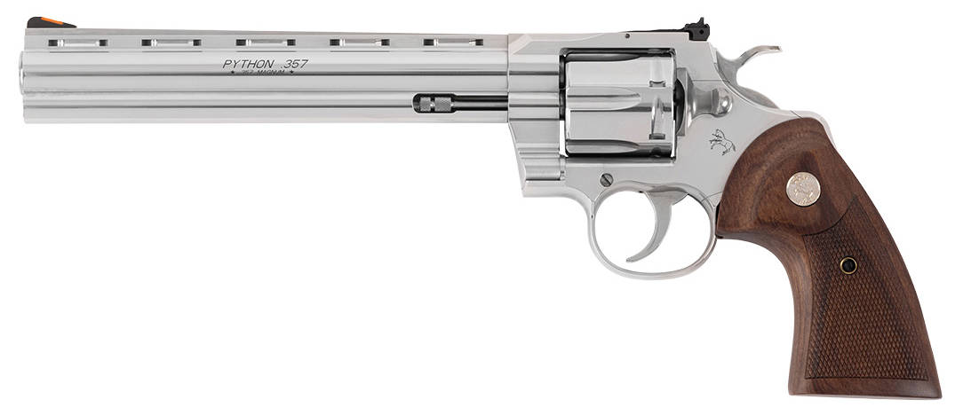 Colt Python Target 357 Mag/38 Spl 6rd Stainless Walnut Medallion...-img-0