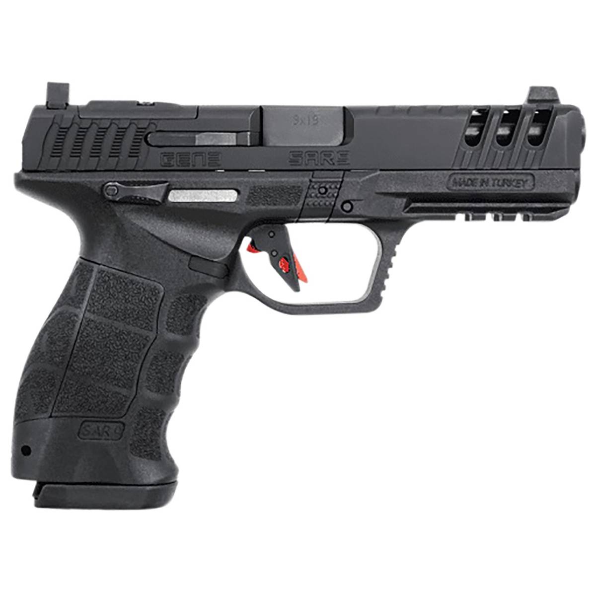 SAR USA SAR9G3BL SAR9 Gen3 Full Size Frame 9mm Luger 17+1 4.40” Black...-img-0