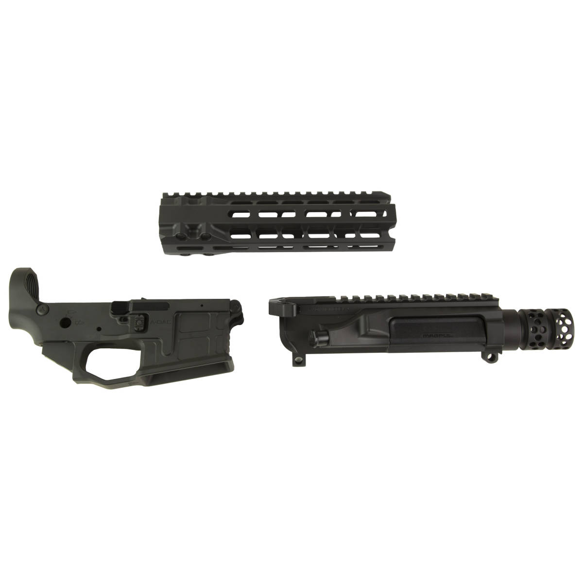 Radian Weapons R0435 Builder Kit Black, A-DAC 15 Fully Ambi Lower,...-img-0