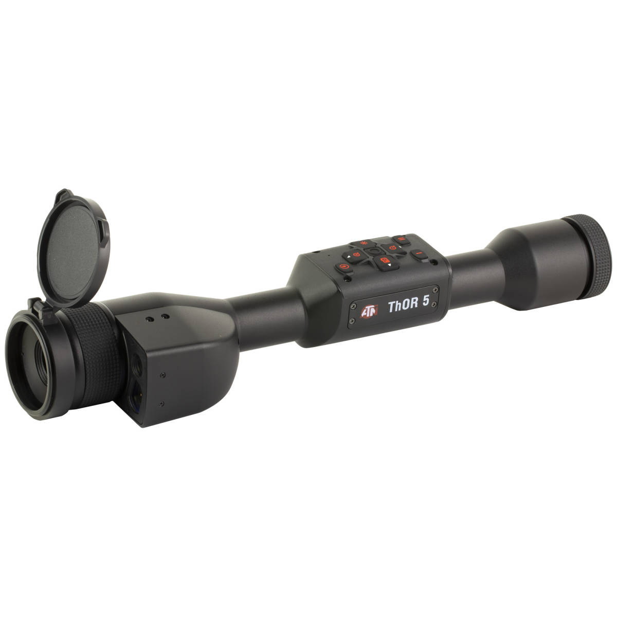 ATN TIWST5319LRF Thor 5 320 LRF Thermal Rifle Scope Black Anodized 3-12x-img-0