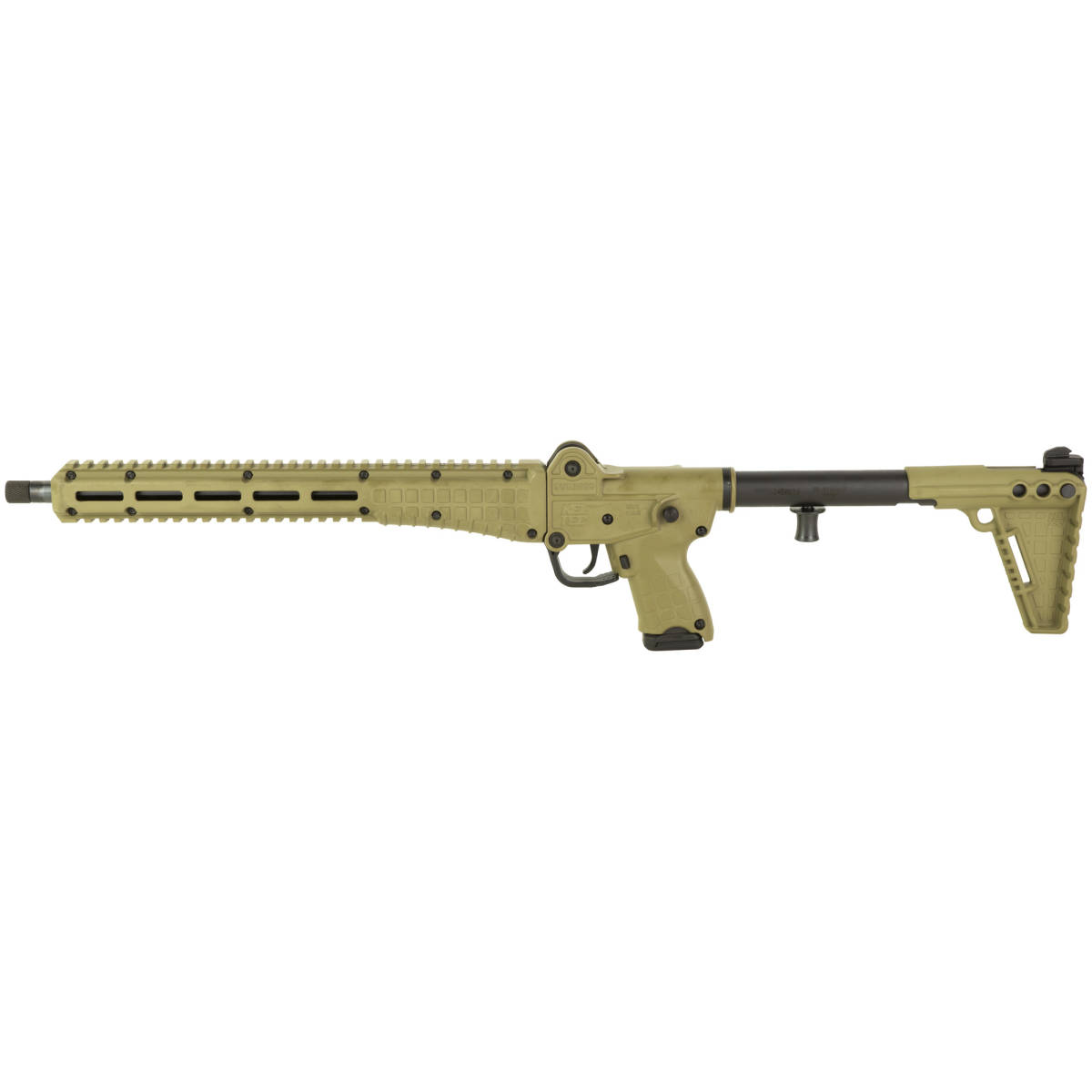 Kel-Tec SUB2K9GLKTAN SUB2000 Gen3 9mm Luger 15+1 16.15” Black Steel...-img-0