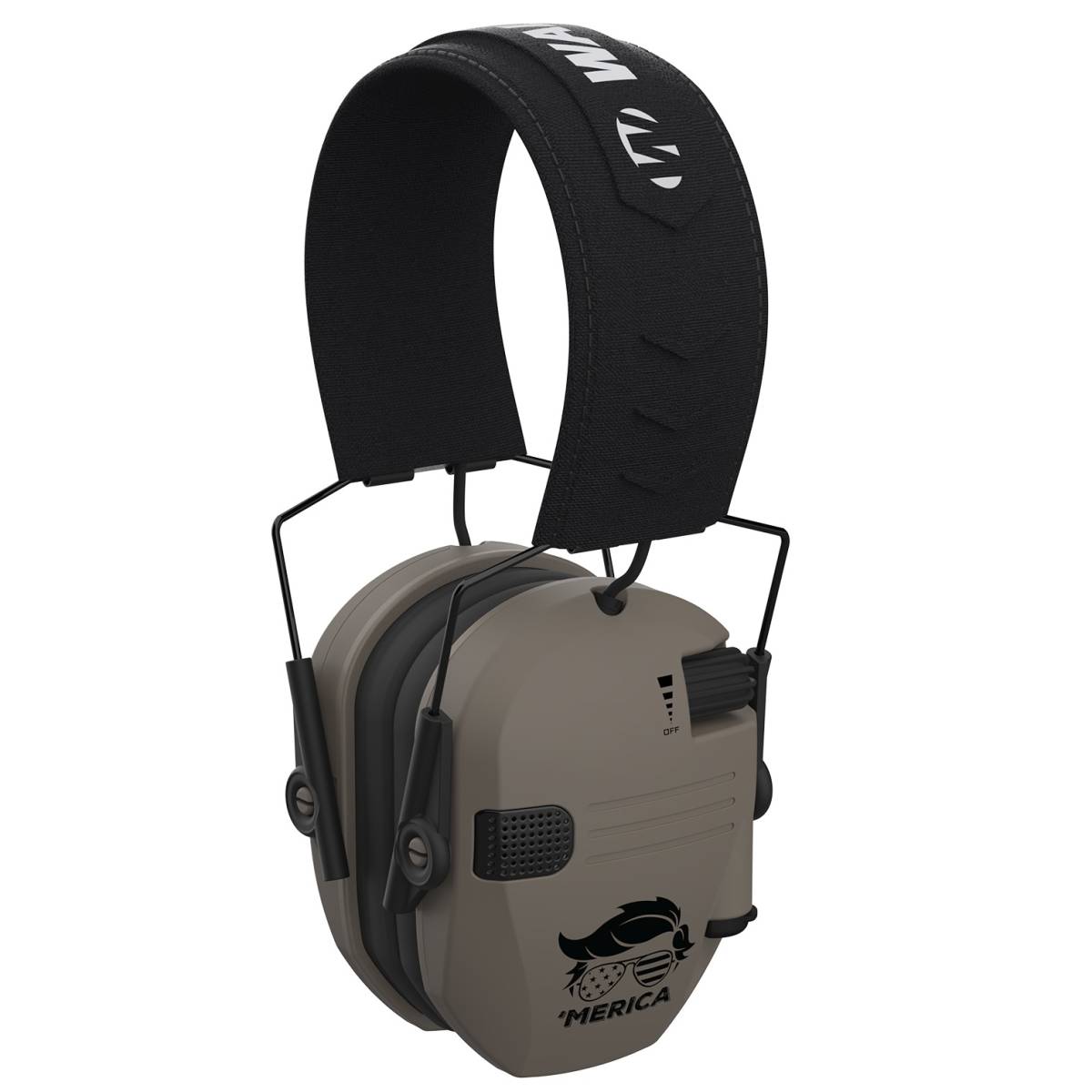 Walker’s GWPRSEMT24MERFDE Razor Merica Muffs Polymer Over the Head ...