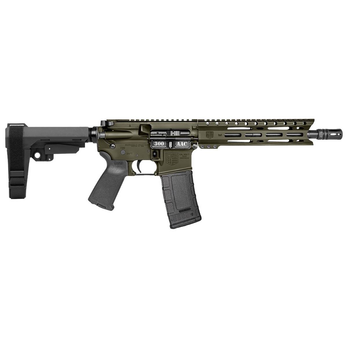 Diamondback DB1916B101 DB15 300 AAC 30+1 10” OD Green Cerakote Heavy...-img-0