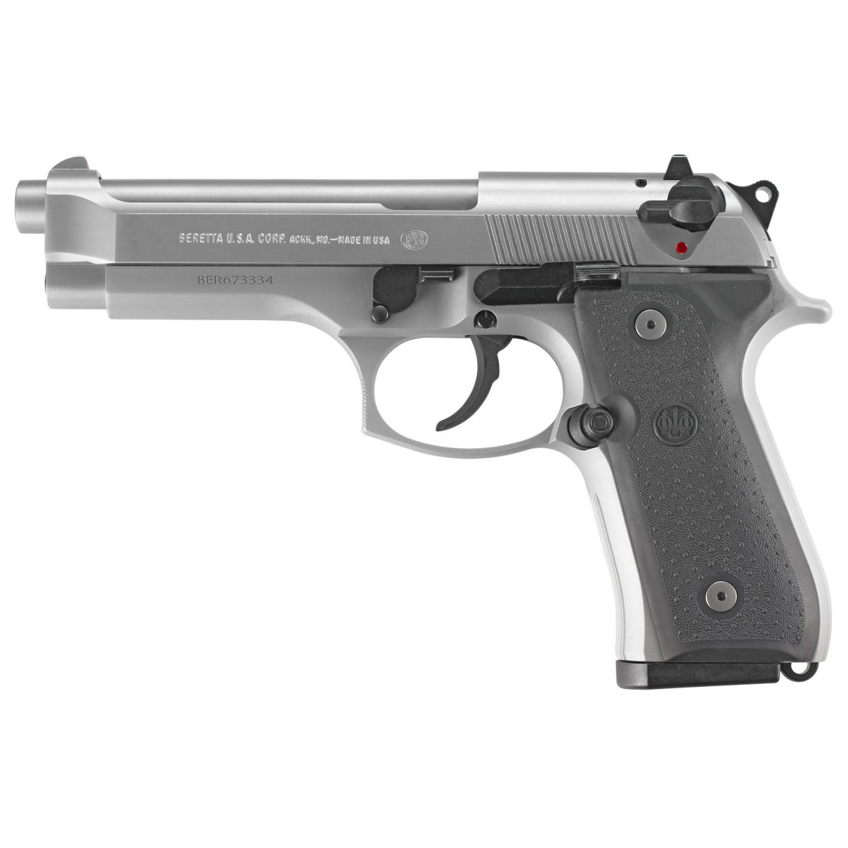 Beretta 92FS Magazine 9mm Luger 15+1 Stainless Steel Black Factory OEM-img-0