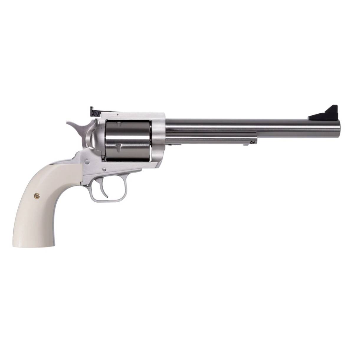 Magnum Research BFR Revolver .500 JRH 7.5” Stainless SS BISLEY GRIPS-img-0