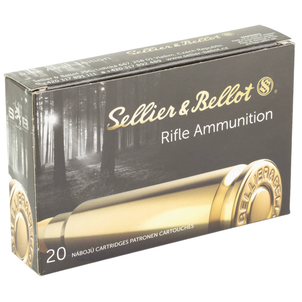 Sellier & Bellot SB3006C Rifle 30-06 Springfield 150 gr Soft Point...-img-0