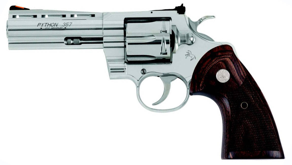 Colt Python Target 357 Mag 6rd Stainless Walnut ZPYTHONSP5WTS 151550026598-img-0