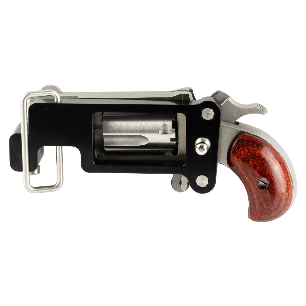 NAA MINI REVOLVER 22LR SKELETON BELT BUCKLE-img-0