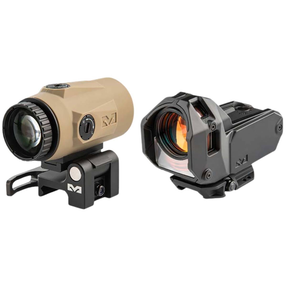 Meprolight USA 56223090 M22 Bullseye w/MMX4 Magnifier Coyote Tan, Black...-img-0