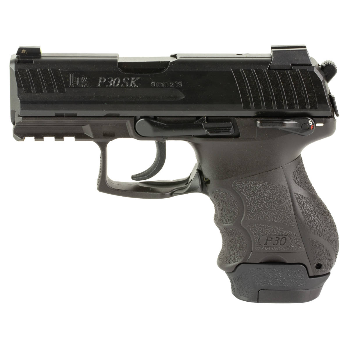 HK 81001109 P30SK V3 Sub-Compact Frame 9mm Luger 12+1/15+1 3.27” Steel ...