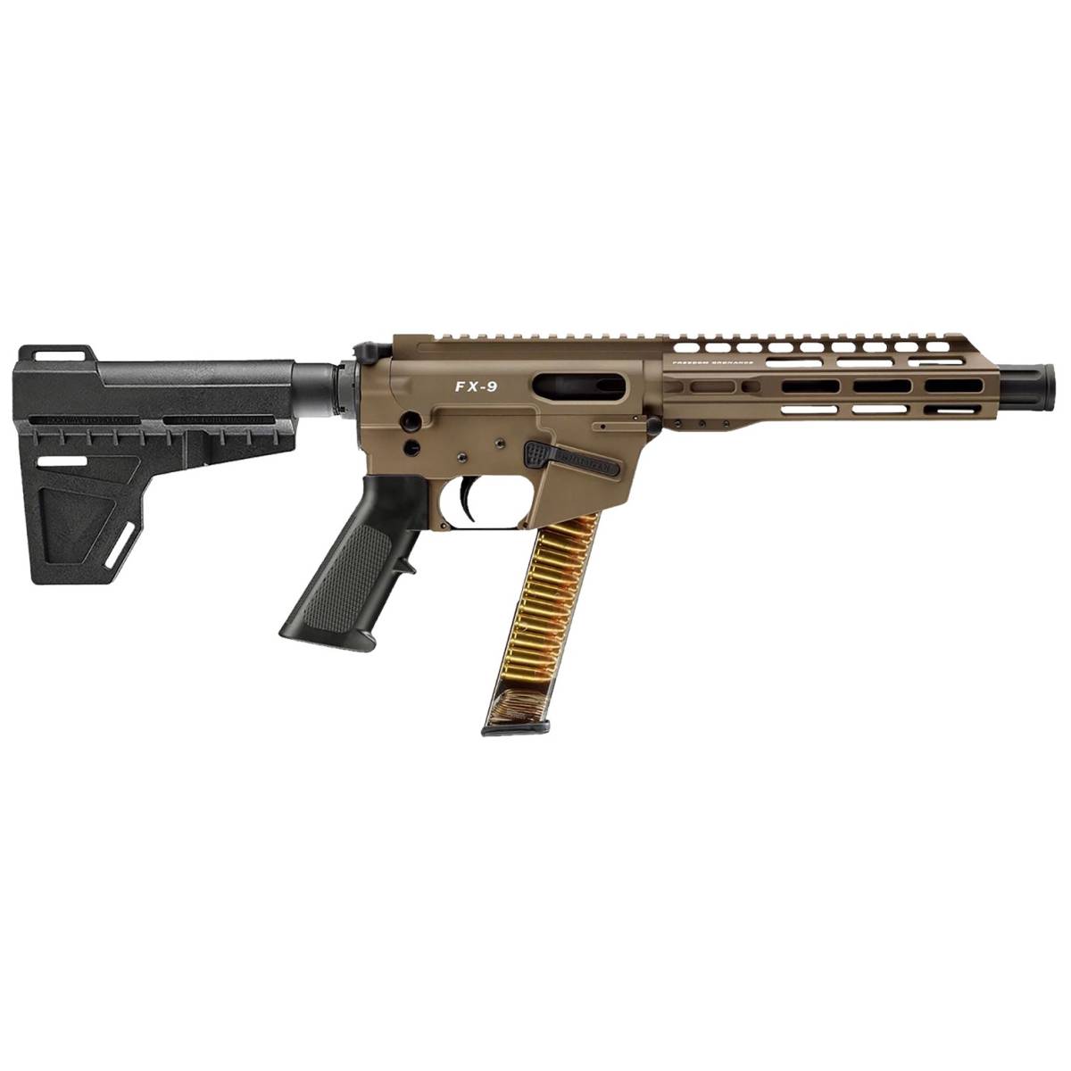 FREEDOM ORDNANCE FX9P8-FDE FX9P 9mm Luger 31+1 8” Flat Dark Earth-img-0