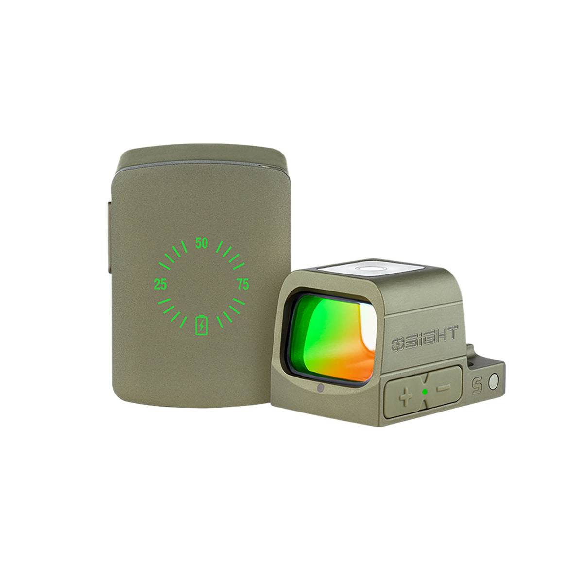 Olightstore Usa Inc OSIGHTOG Osight S Olive Drab Green 1x2 MOA Red...-img-0