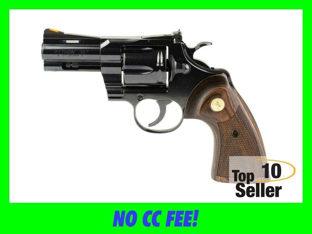 Colt Python Blued 357Mag PYTHON-BP3WTS - Revolvers at GunBroker.com ...
