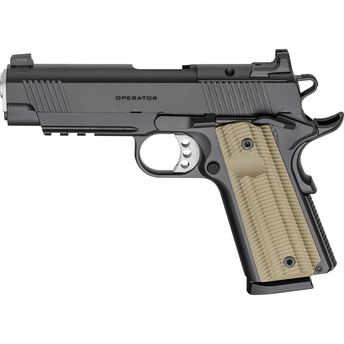 Springfield Armory 1911 Operator Pistol 45 ACP 4" Cerakote/Black AOS NEW-img-0