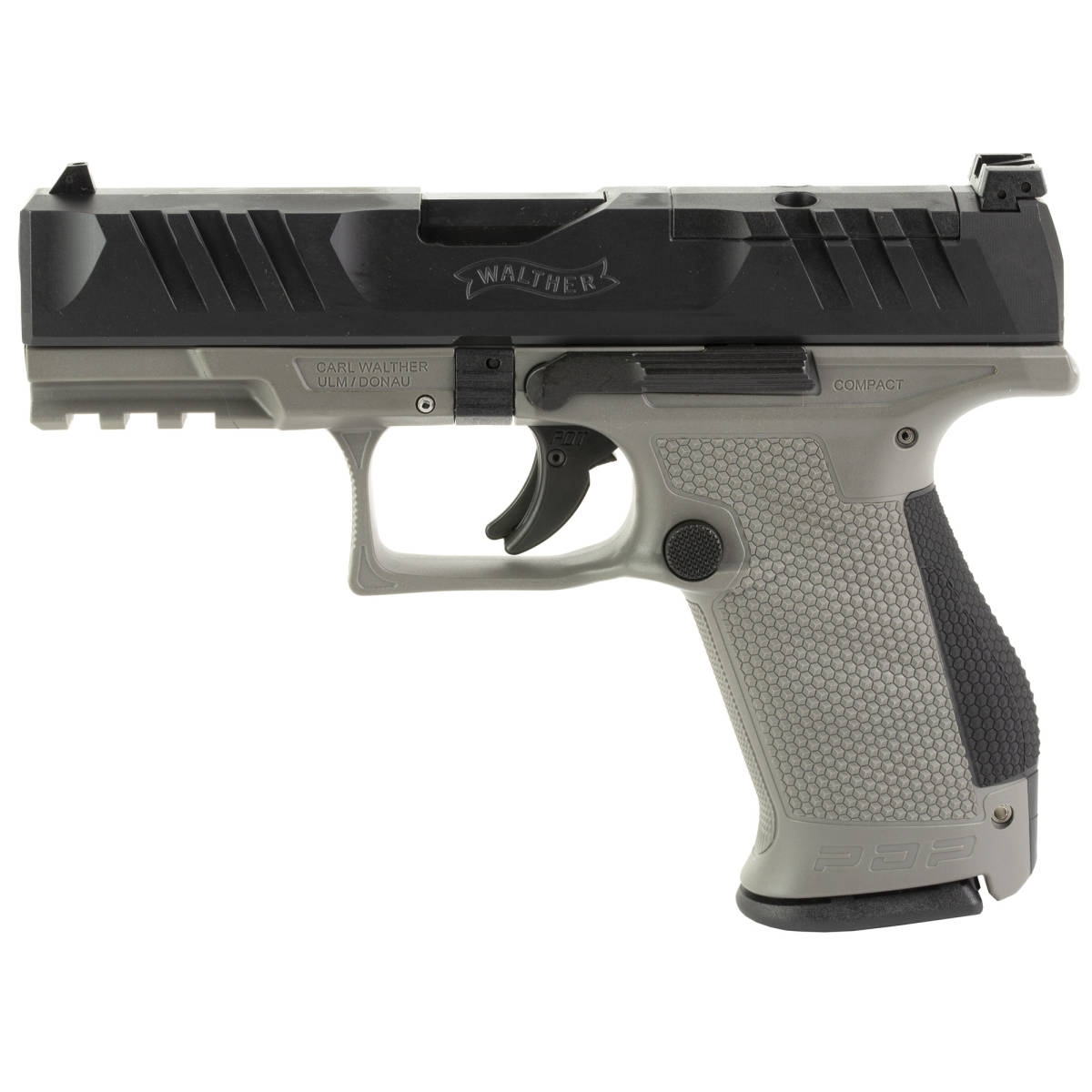 Walther Arms 2858436 PDP Compact Frame 9mm Luger 15+1 4” Black Steel...-img-0