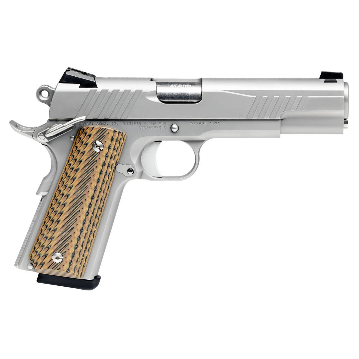 Target 1911 Government 45 ACP 5” Stainless Steel-img-0