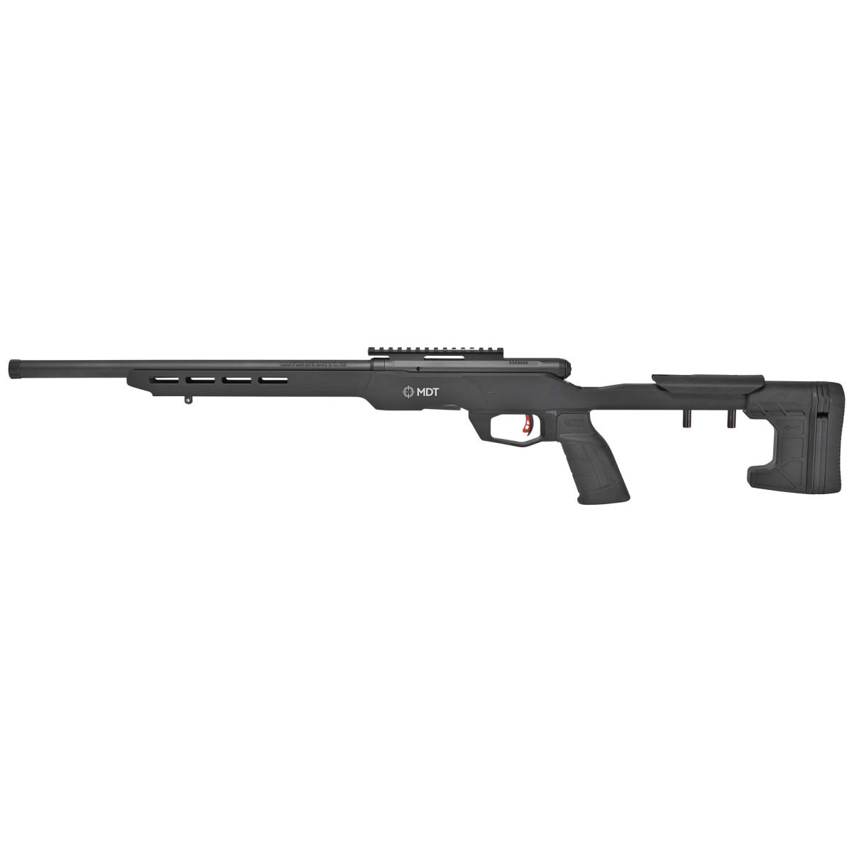 Savage B22 Precision 22 LR 18” 10+1 Matte Black Adjustable MDT ACC...-img-0