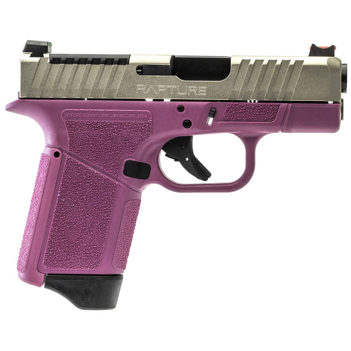 Gforce Arms GF932512PIN Rapture Sub-Compact Frame 9mm Luger 12+1 3.25”-img-0