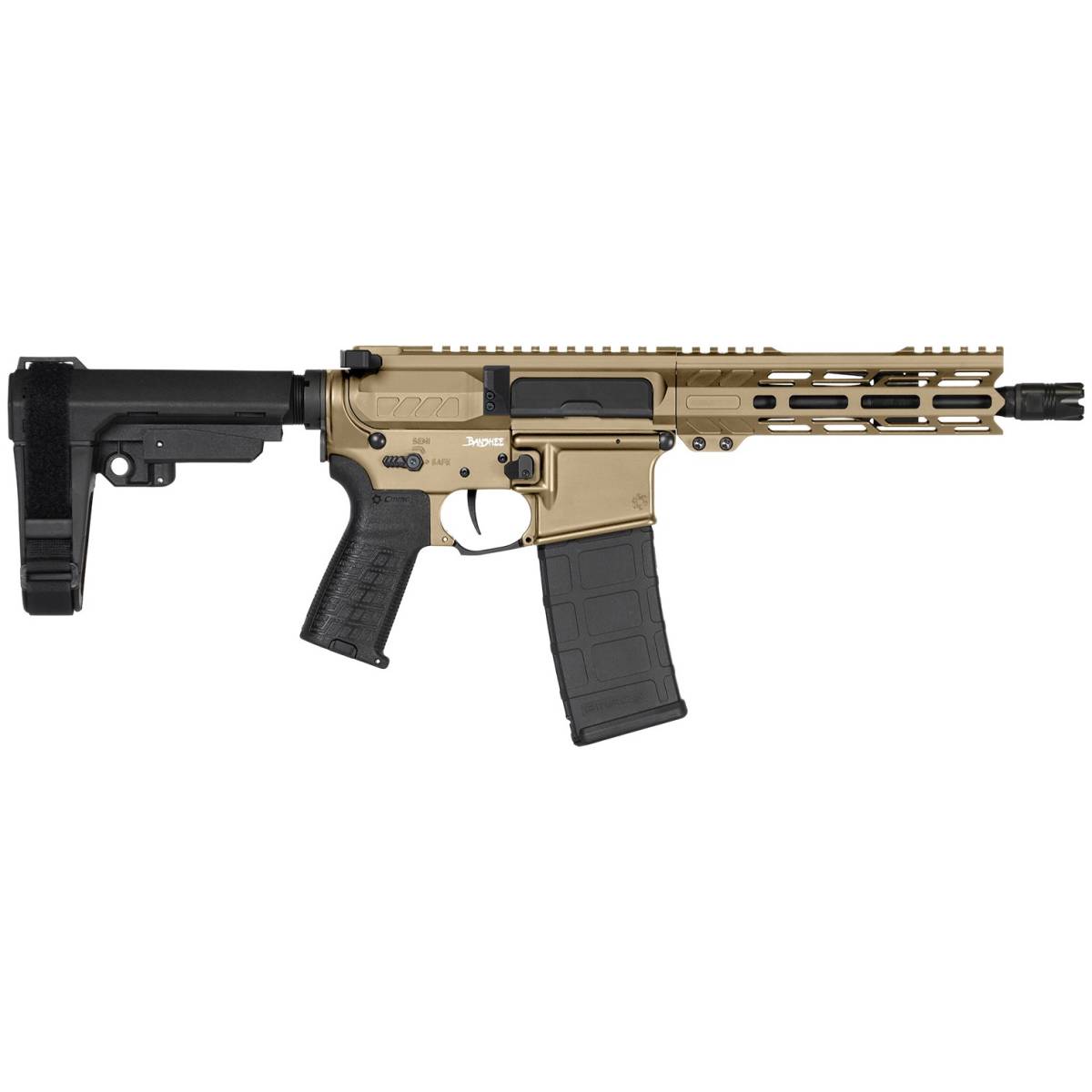 CMMG Banshee MK4 300BLK 8" Coyote Tan 30AF20ACT-img-0