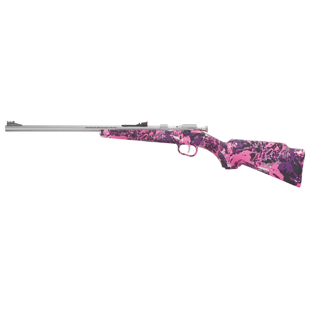 Henry H005RMG Mini Bolt Youth 22 S/L/LR 1rd 16.25” Matte Stainless...-img-0