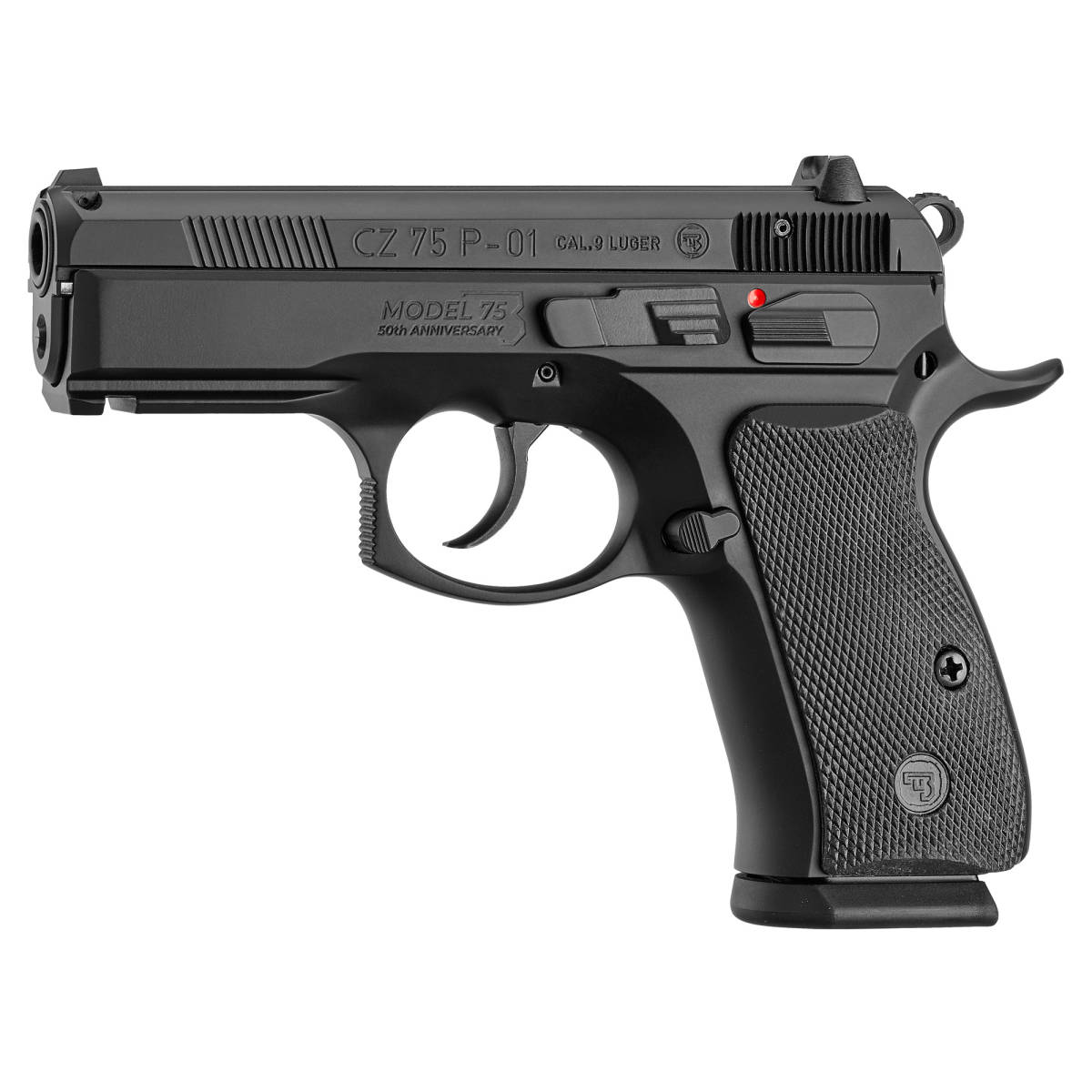 CZ 75 P-01 50TH ANNIVERSARY 9MM FS 10RD DECOCKER POLYCOAT - Semi Auto ...
