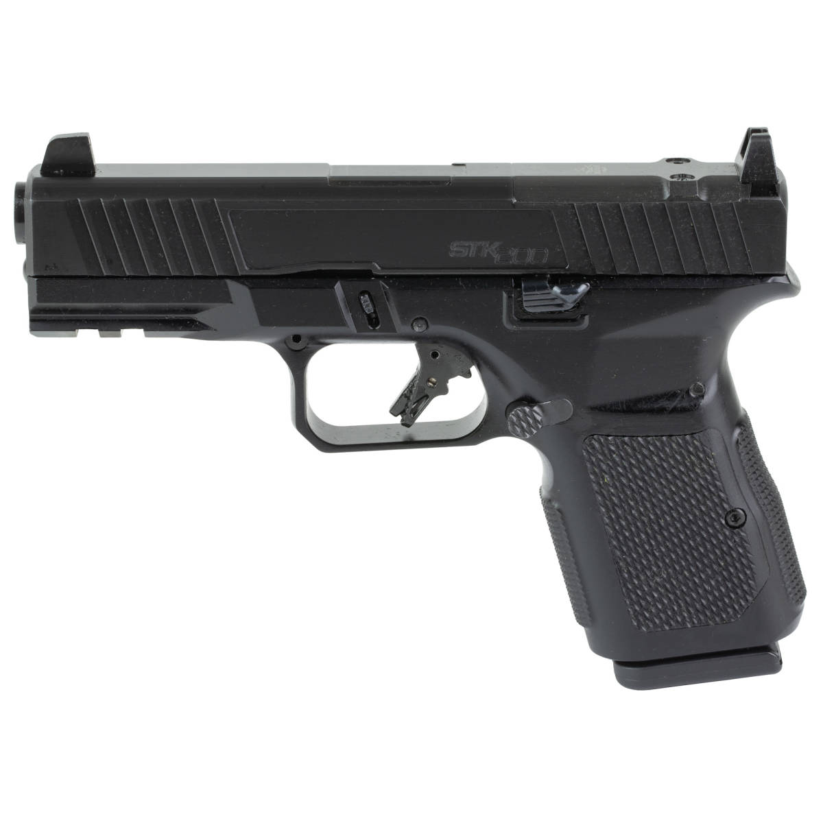 Rock Island 56621 STK200 9mm 15rd 4” Black DLC Slide Anodized Frame ...