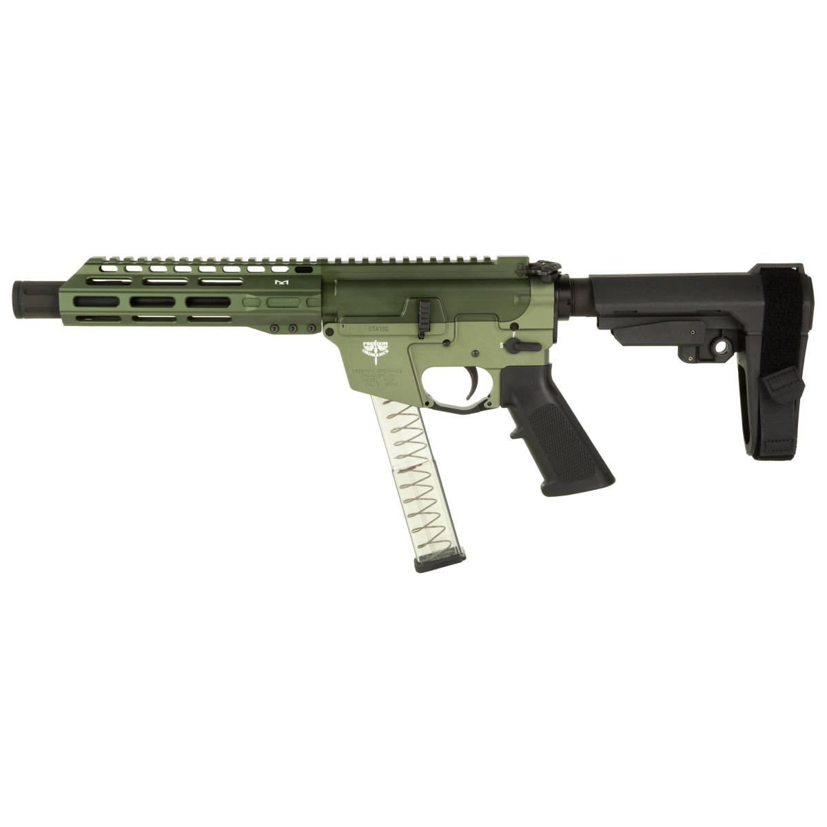 FREEDOM ORDNANCE FX9P8S-ODG FX9P 9mm Luger 31+1 8” OD Green-img-0