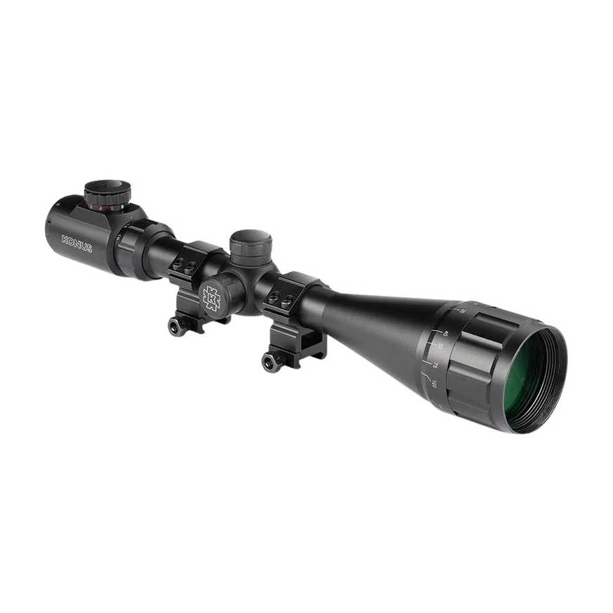 Konus 7349 Fighter 4-16x50mm Illuminated BDC Reticle, Includes Rings-img-0