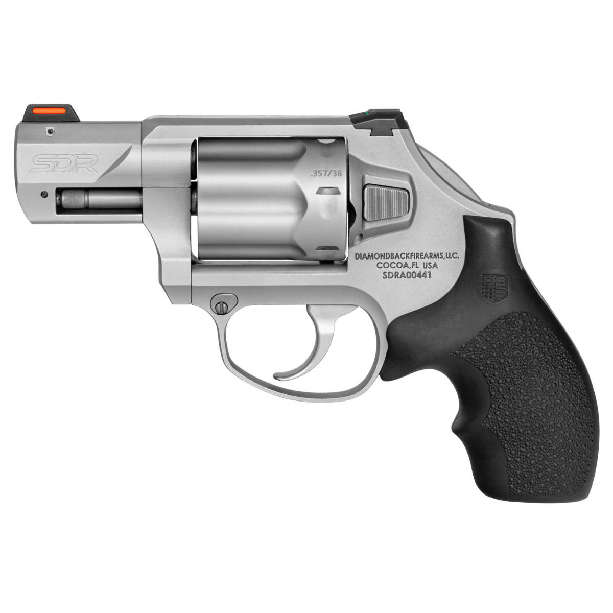 Diamondback DB0700S712 SDR DAO 357 Mag/38 Special +P 6 Shot 2” Glass...-img-0