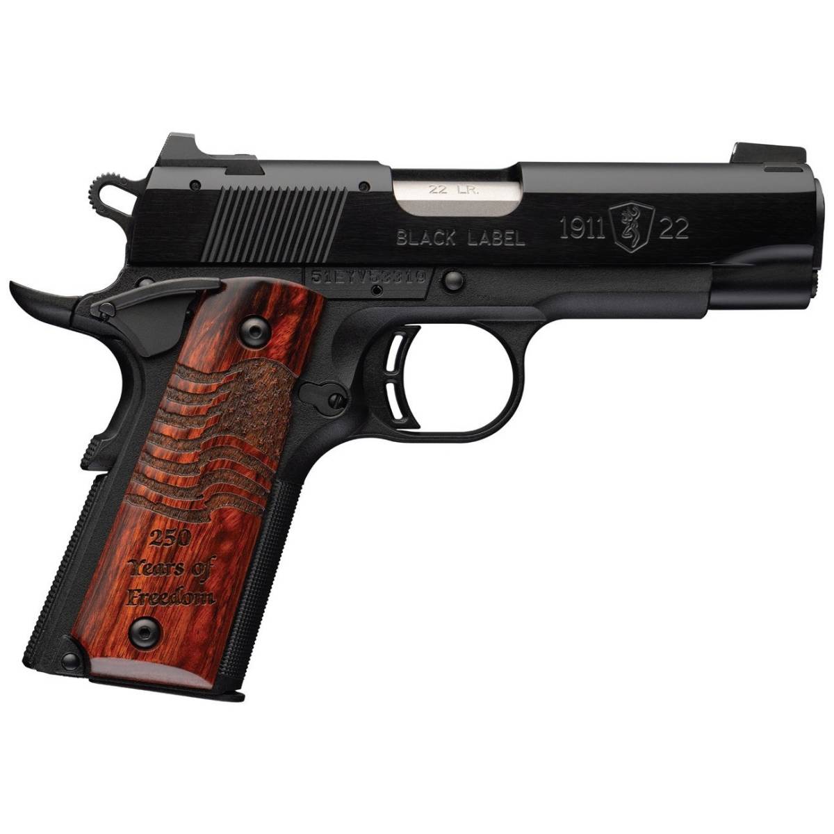 Browning 1911-22 Compact 22 LR 3-Dot Sights 051072490 023614872160-img-0