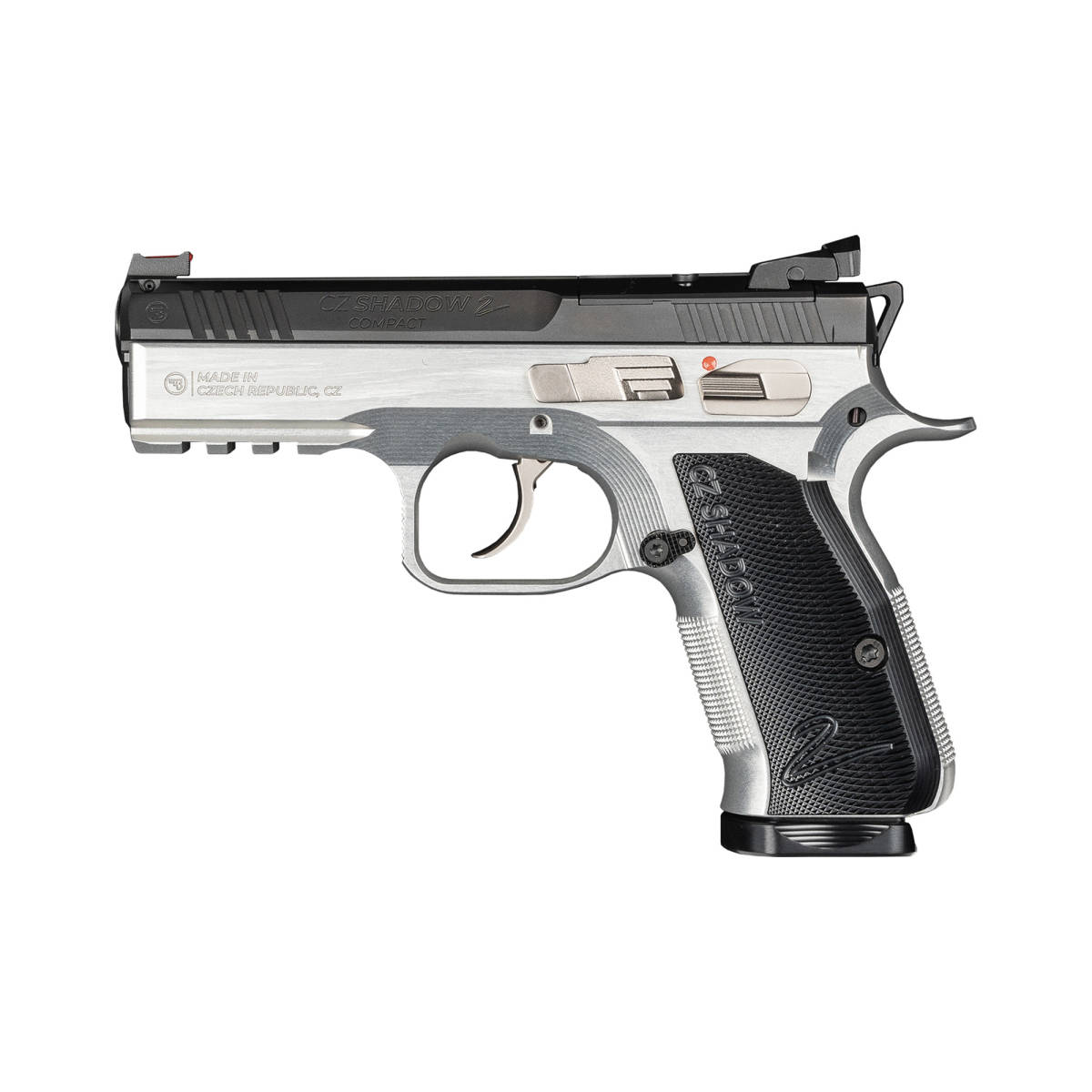 CZ-USA 86156 Shadow 2 Compact Frame 9mm Luger 15+1 4” Stainless Black...-img-0