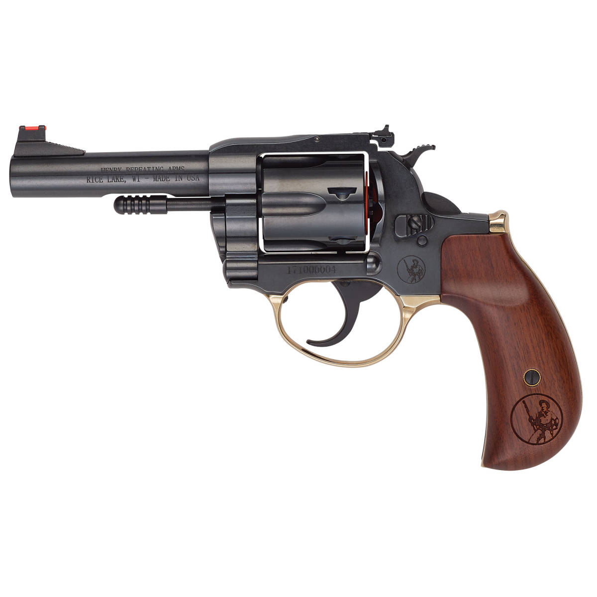 Henry H017BDMA Big Boy Deadeye 357 Mag/38 Special 6 Shot 4” Blued...-img-0