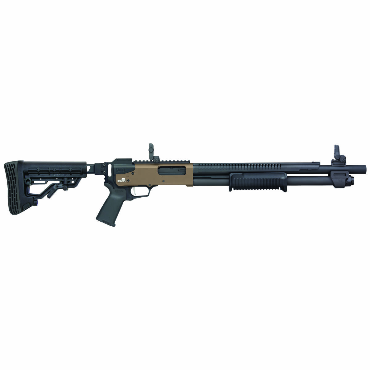 Mossberg 50233 590R 12 Gauge Pump 3” 6+1 18.50” Black Parkerized...-img-0
