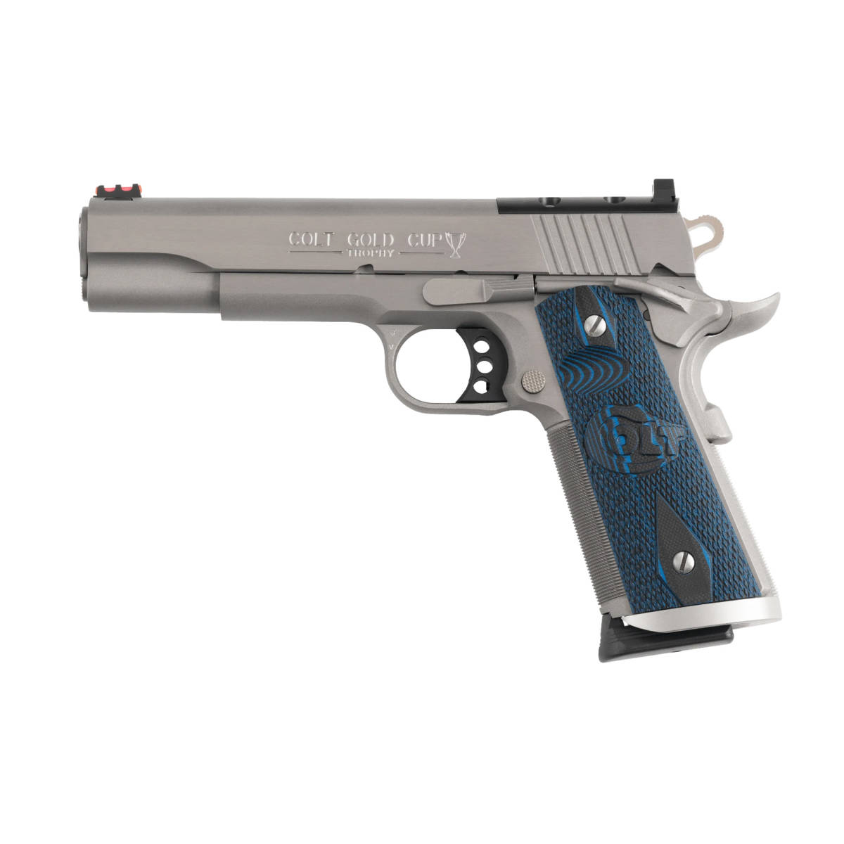 Colt Mfg O5070XEOR Gold Cup Trophy Full Size 45 ACP 8+1 5” Stainless...-img-0