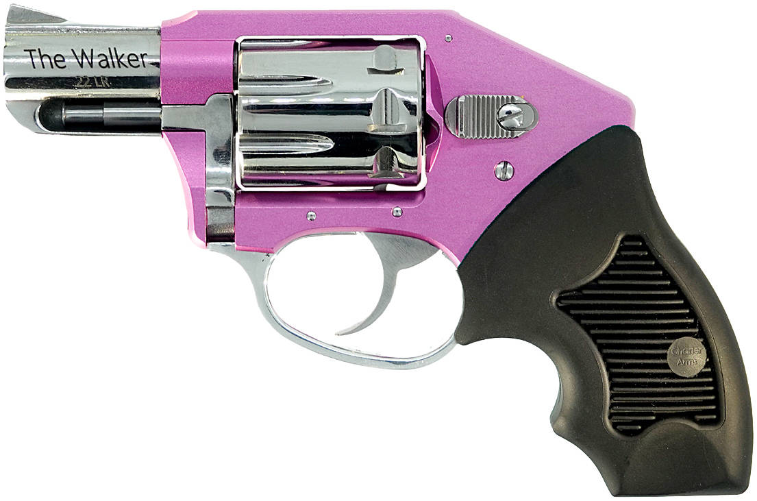 CA WALKER 22LR 2 PINK HI POLISH 8RD SHOOTER-img-0
