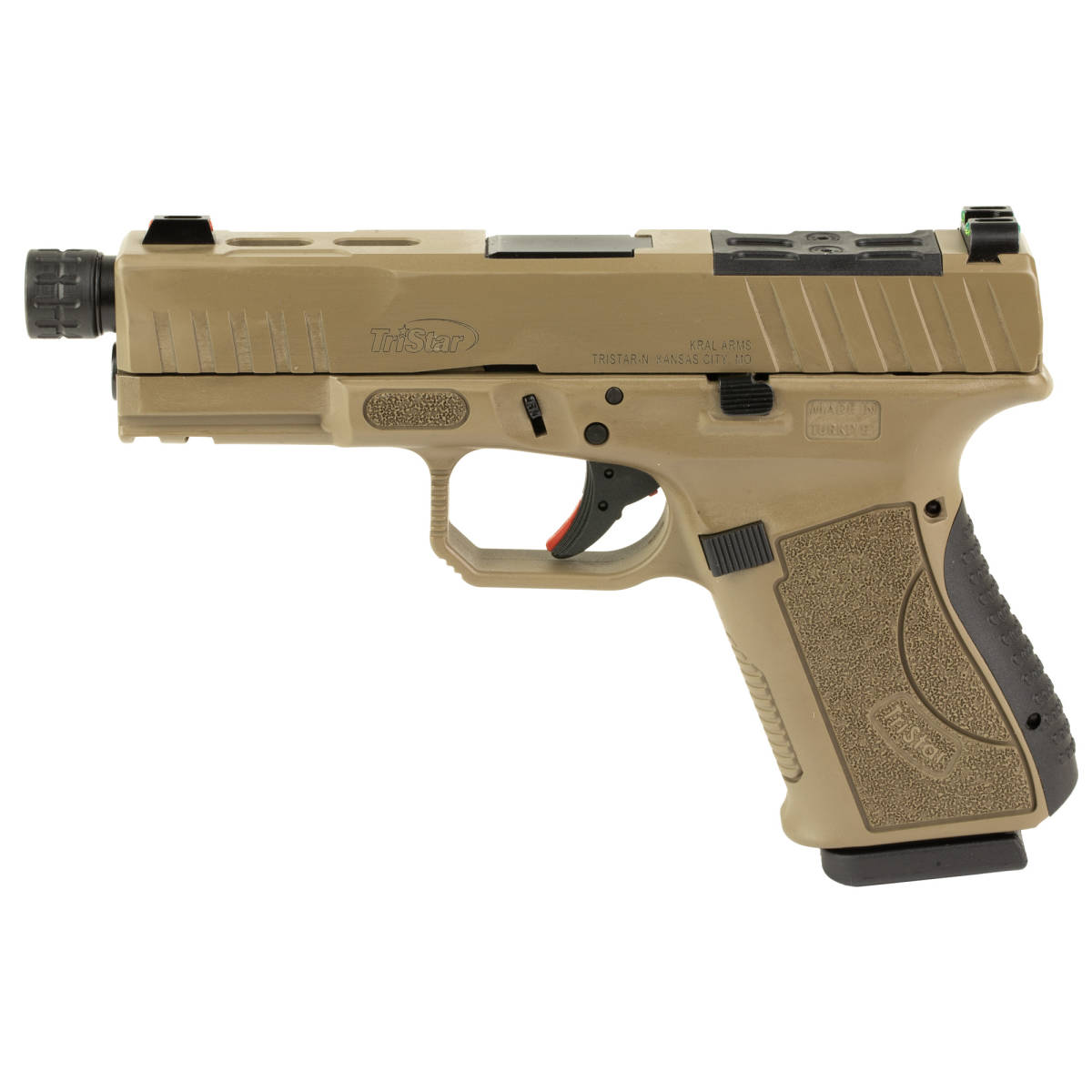 TriStar 85784 Apoc Pro 9mm Luger 15+1 4.50” Black Threaded Barrel,...-img-0