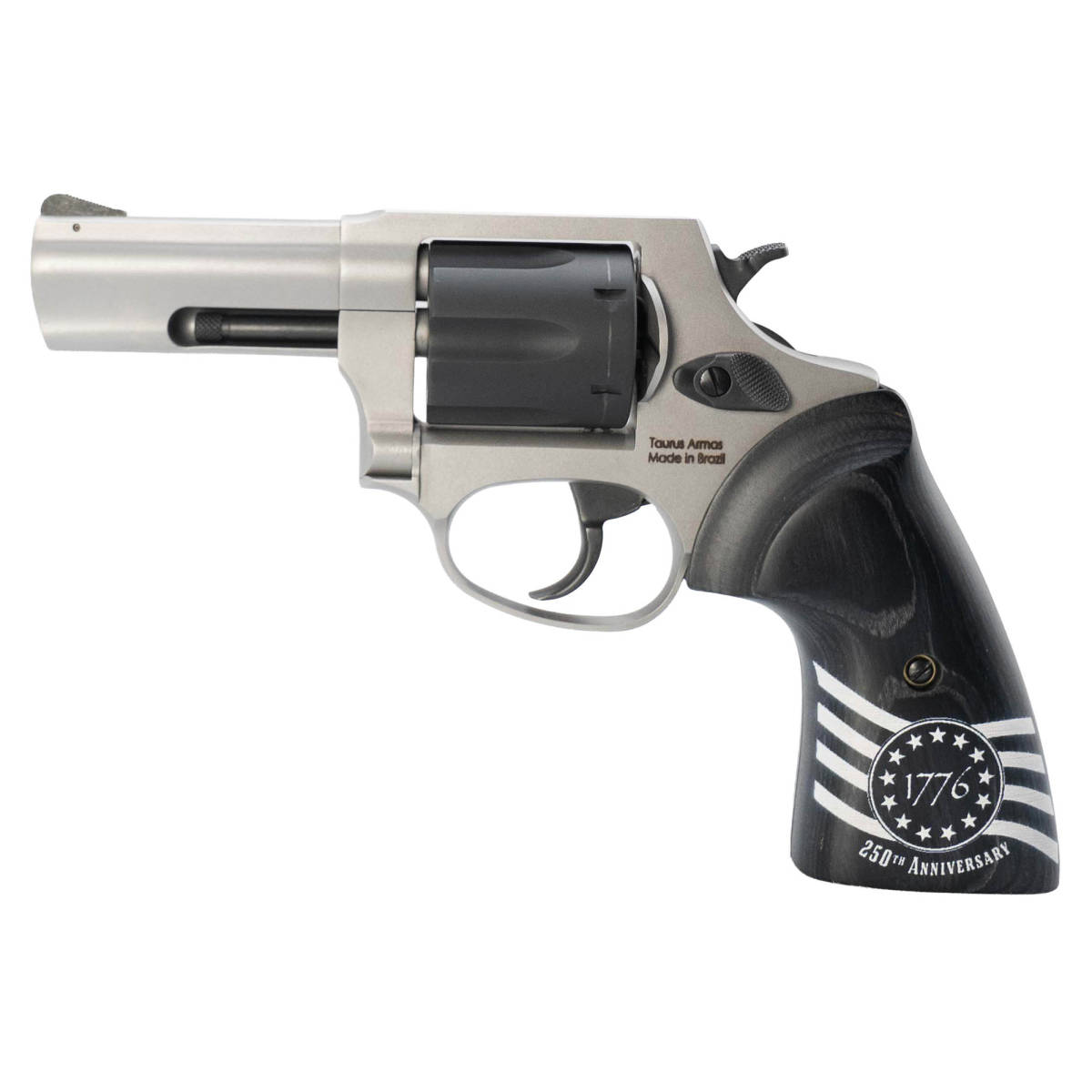 Taurus 2-85635-US3 856 1776 Small 38 Special +P 6 Shot 3” Stainless...-img-0
