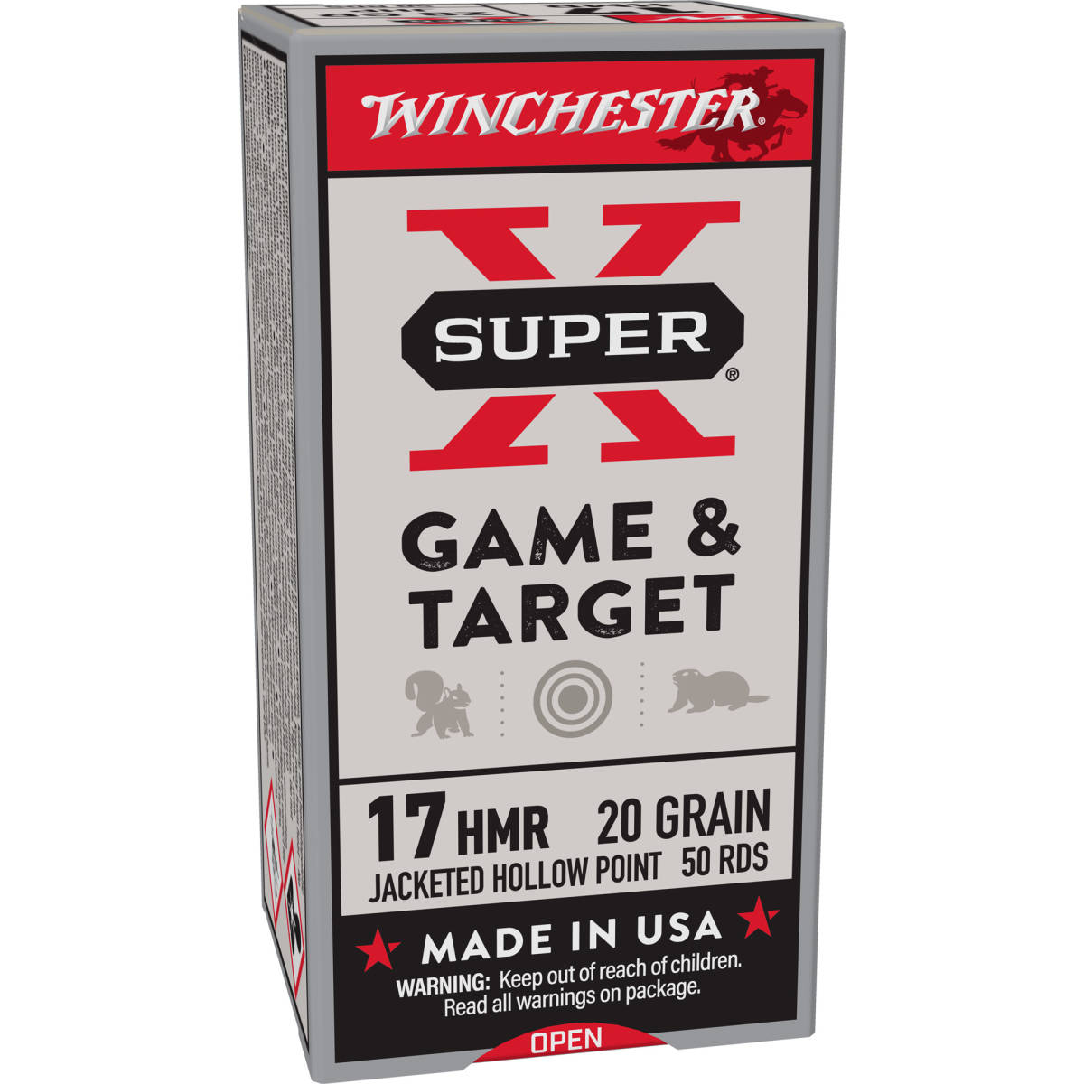 Winchester Ammo X17HMR1 Super X 17HMR 20gr Hornady XTP Hollow Point 50...-img-0