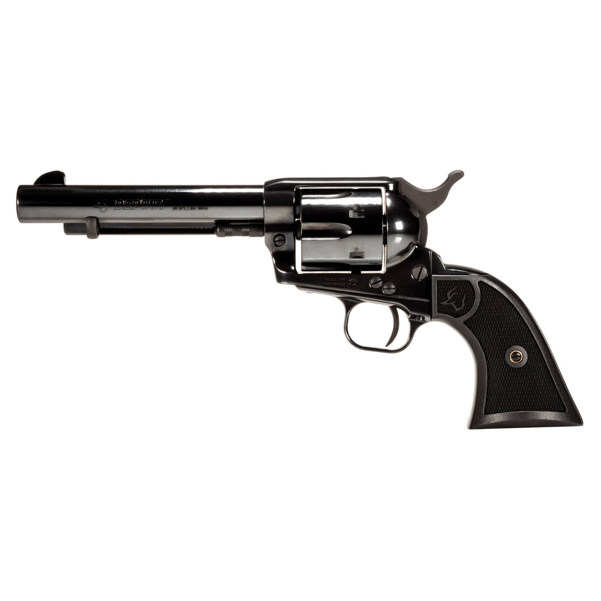 Taurus 2-D35751 Deputy Medium Frame 357 Mag 6rd 5.50” Polished Black...-img-0